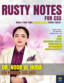 Rusty Notes for CSS by Dr. Noor ul Huda small