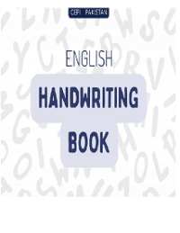 CG2-6 English Handwriting Improvement Workbook