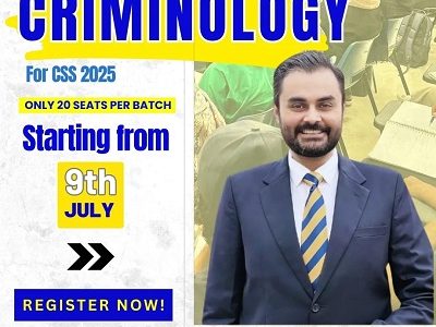 CSS Criminology Batch for CSS 2025