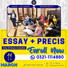 English Essay+Precis Session-CSS/PMS 2025